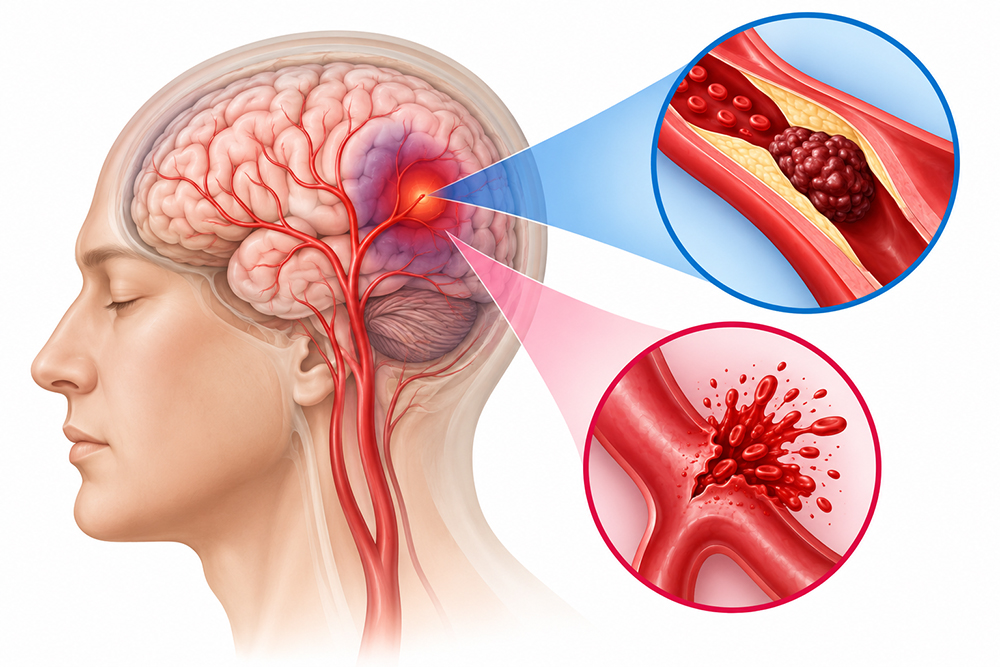 What happens during a stroke